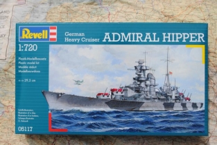 Revell 05117  ADMIRAL HIPPER German Heavy Cruiser WWII